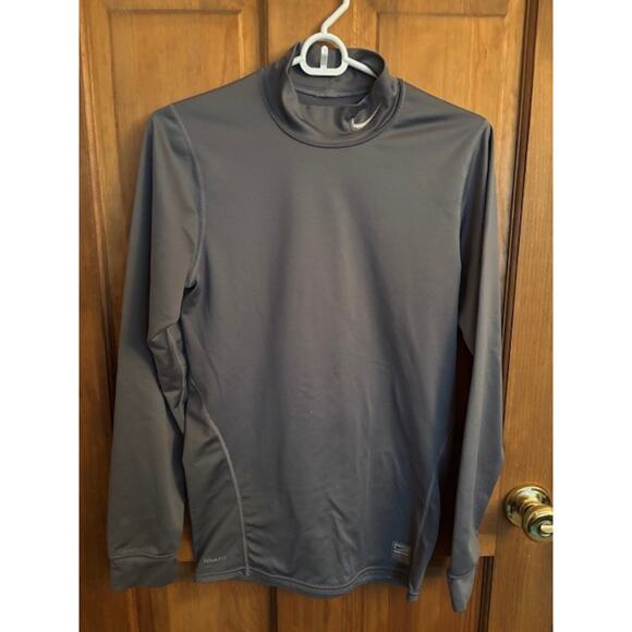 Nike Fit Dry Gray Long Sleeve Pullover Size Medium - Picture 1 of 3
